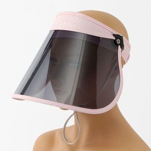  핑크 프리미엄 고급 자외선 차단 햇빛 선캡 모자