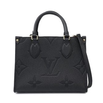 LOUIS VUITTON [중고명품] 루이비통 블랙 앙프렝뜨 온더고 PM 토트백 M45653