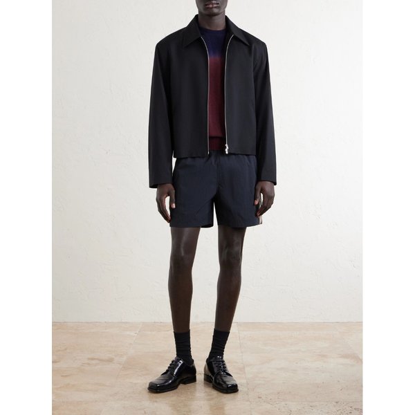 스트레이트 레그 스트라이프 자카드 트림 숏츠 46376663163042457