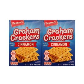 [해외직구] 벤튼 그레이엄 크래커즈 시나몬  Bentons Graham Crackers Cinnamon 408g 2팩