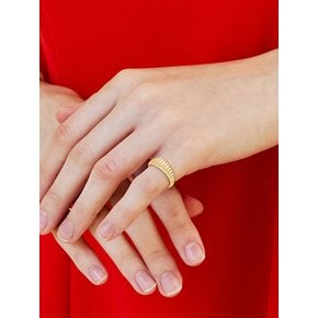 14K INNW SHELL RING R003