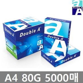 더블에이 복사용지A4(80Gx500매x5권x2BOX) 반품불가