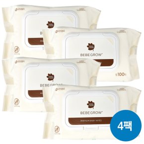 베베그로우 물티슈 캡형 100매 X 4개