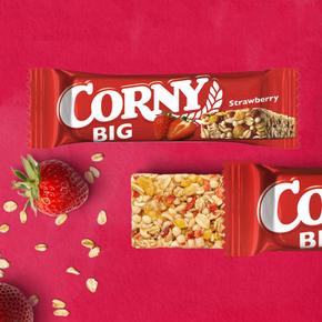 코르니 딸기 체코 시리얼바 Corny 40g