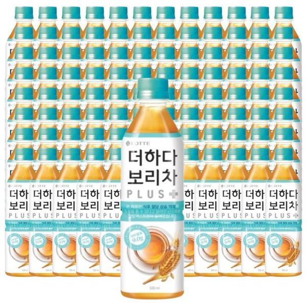 [롯데칠성] 롯데칠성음료 더하다 보리차 플러스 500ml 96개 (S15091760)