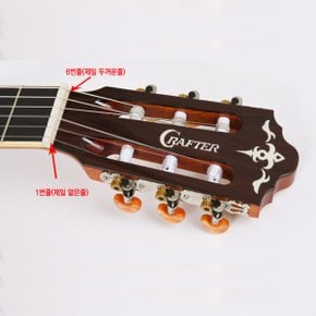 클래식기타줄 낱줄 1번줄 2번줄 3번줄 4번줄 5번줄 6번줄 나일론줄 빠른발송합니다.
