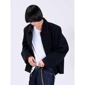 MELO STITCH JACKET NAVY