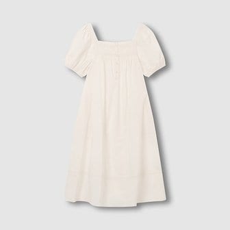 JAJU 여 아일렛 반팔 파자마 원피스 J205203018006