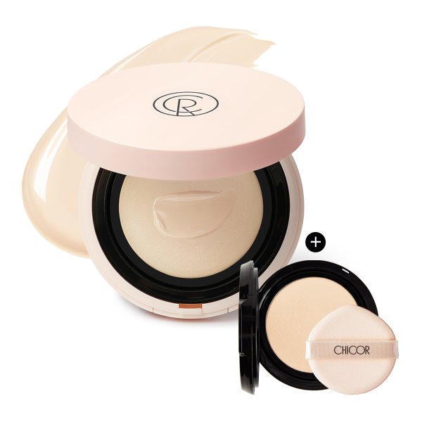 [NEW/햇살윤기] 시코르 메이크업 샤인 메쉬 쿠션 기획세트 (본품+리필)