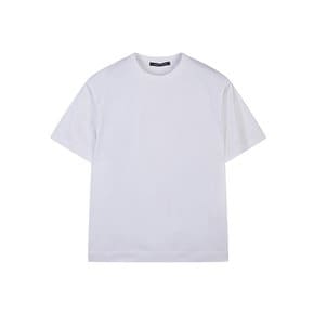 GBS34220 화이트 스탠다드핏 베이직 반팔 티셔츠