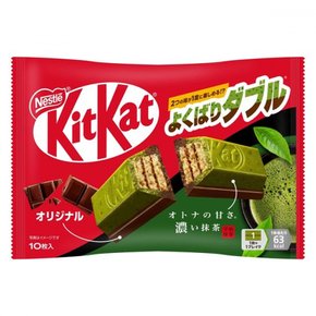 KitKat 후쿠바리 다크 말차 & 오리지널 10개 팩