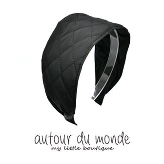 오뜨르뒤몽드 quilting basic hairband (black)