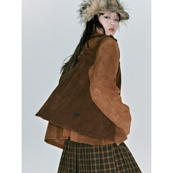 Scrunchie large hobo suede _5colors