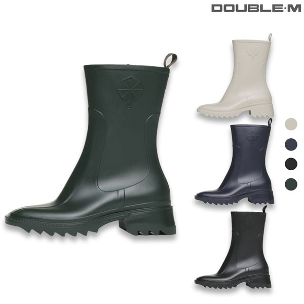 [DOUBLE.M] 더블엠 25 홈쇼핑런칭 HIT 여성 클래식 레인부츠 4종택1