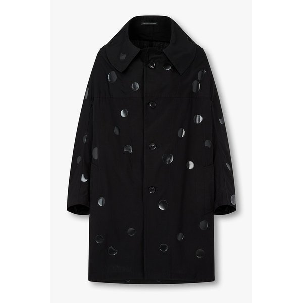 [Y`s]빅 카라 도트 패턴 코트 6616105100000