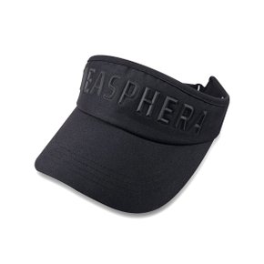 EMBOSSED LOGO VISOR BLACK 썬바이저/썬캡