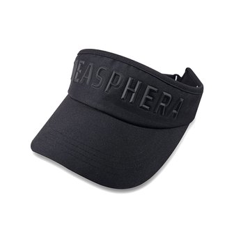 미스페라 EMBOSSED LOGO VISOR BLACK 썬바이저/썬캡