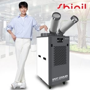 산업용 공업용 공장 주방 야외 창고 실속형 2구 실외기없는 이동식 코끼리 에어컨 SMA-PC6500G