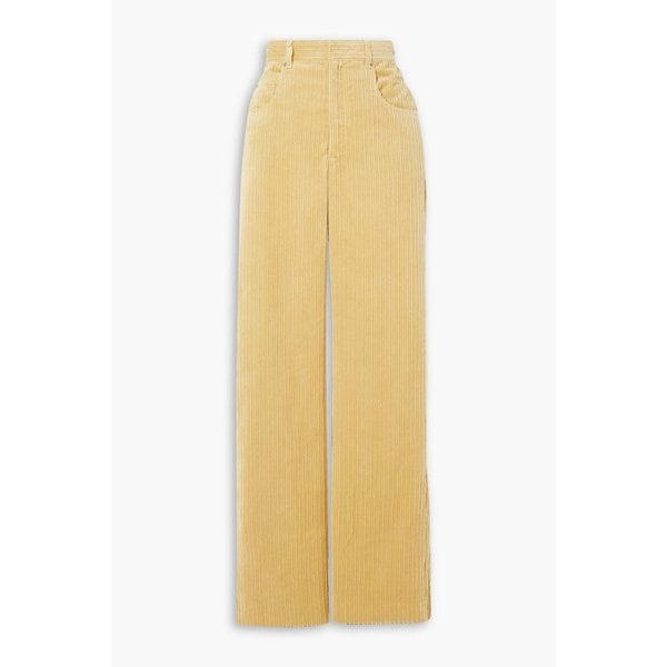 Milorsy corduroy straight-leg pants 옐로우 1647597346766999