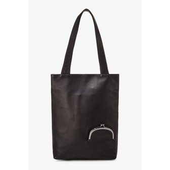 요지야마모토 [DISCORD]클래스프 포켓 스몰 레더 토트백 6616170303000