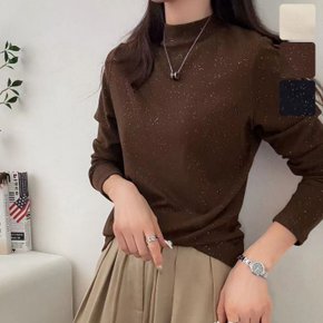 데이즐 펄 폴라 기모 티셔츠
