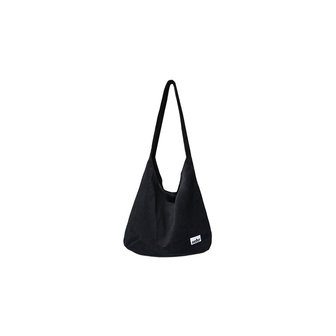 Sehr Corduroy Hobo Bag (Black)