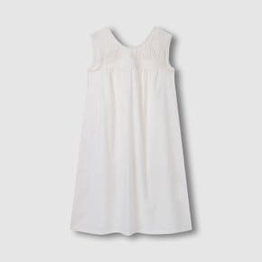 26S/S  여 아일렛 민소매 파자마 원피스  J206203082