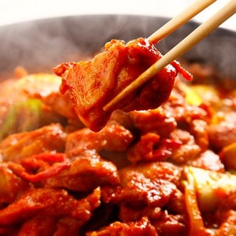 산해직송 춘천 닭갈비 (국내산 어깨살) 500g x 2팩 캠핑 야식 반찬 간편 밀키트