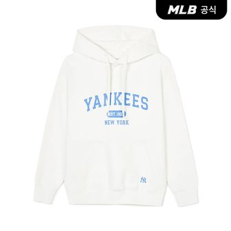 MLB [코리아공식]바시티 오버핏 후드티 NY (Cream)