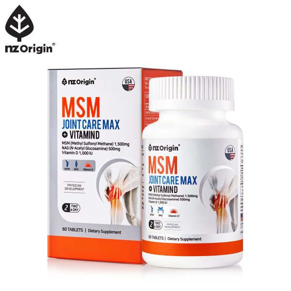 엠에스엠 조인트 케어 맥스(1,350mgx60정) X 1통 /MSM