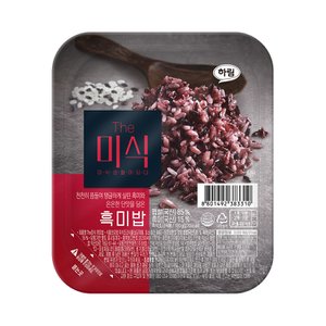 더미식 흑미밥 180g 1개 / 즉석밥 이정재밥