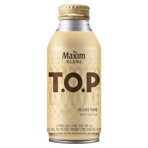 [동서식품] 티오피 마스터라떼 380ml x 24캔 캔커피 음료수(1)