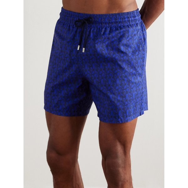 빌보콰 마히나 스트레이트 레그 미드 렝스 프린트  스윔 쇼츠 46376663162874786