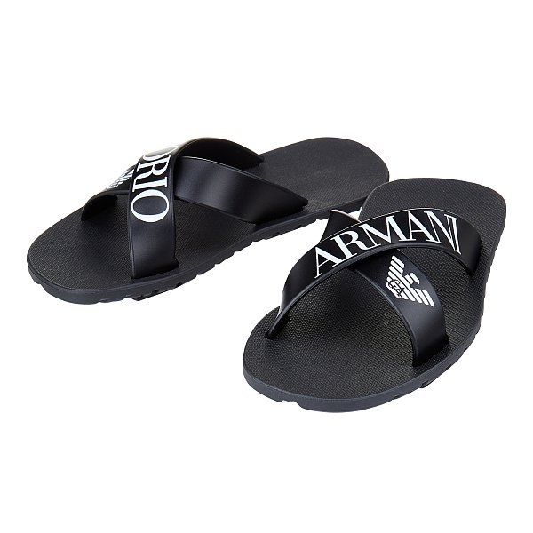 [남아] 크로스 로고 스트랩 슬리퍼 0452145001000