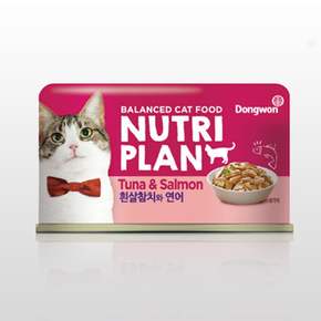 고양이 장건강 캔간식 참치 연어 160g 1P 통조림 영양 길냥이캔