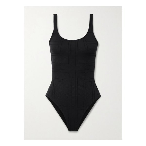 골지 포인텔 니트  스윔수트 블랙 46376663162852668