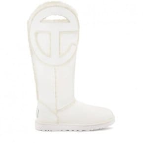 Ugg X TELFAR 텔파 10mm TELFAR 텔파 톨 크링클 패턴트 부츠 신발 7974104 여성