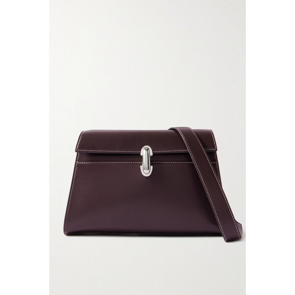 사베트 시메트리 가죽 숄더백 다크 퍼플 46376663162972387