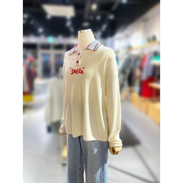 [여주점] 포인트 카라 니트 (BAKP02511)