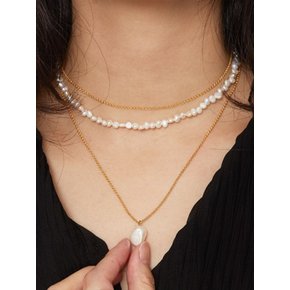 Pearl Point Set Necklace