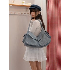 Out pocket big bag Denim