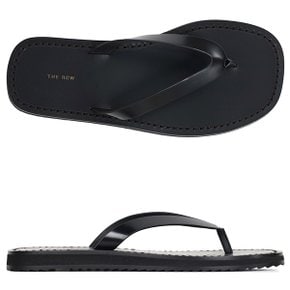 [부산점] 25FW 블랙 시티 레더 플립플랍 샌들 F1388L60 BLK