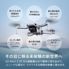 DJI Mini 2 SE 2.7K 249g 드론, 작고 컴팩트하며 컴팩트하고 컴팩트하며 사진을 찍기 쉽습니다