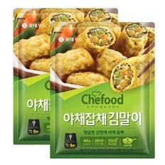 [푸른들마켓][롯데] 야채잡채김말이400gx2