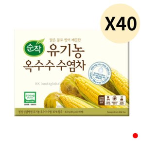 순작 옥수수수염차 유기농 음료 차 티백 30T X40