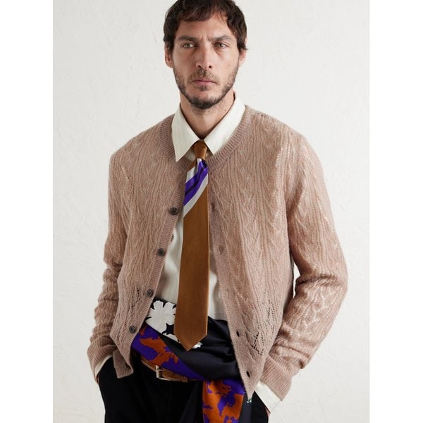 7.5cm 스트라이프 실크 트윌 넥타이 46376663163006592