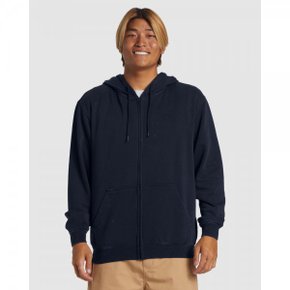 4160642 Quiksilver Mens Salt Water Zip Up Hoodie - DARK NAVY