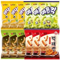 농심 먹태깡3봉+먹태깡고추장마요3봉+메론킥3봉+바나나킥3봉