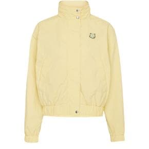 24 FW 메종 키츠네 여성 로고 윈드 브레이커 chalk yellow MKIZ6274YELDZAAA00 TP822282582