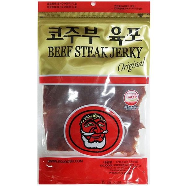 코주부 간식 우육포 소고기 쇠고기 안주 170g